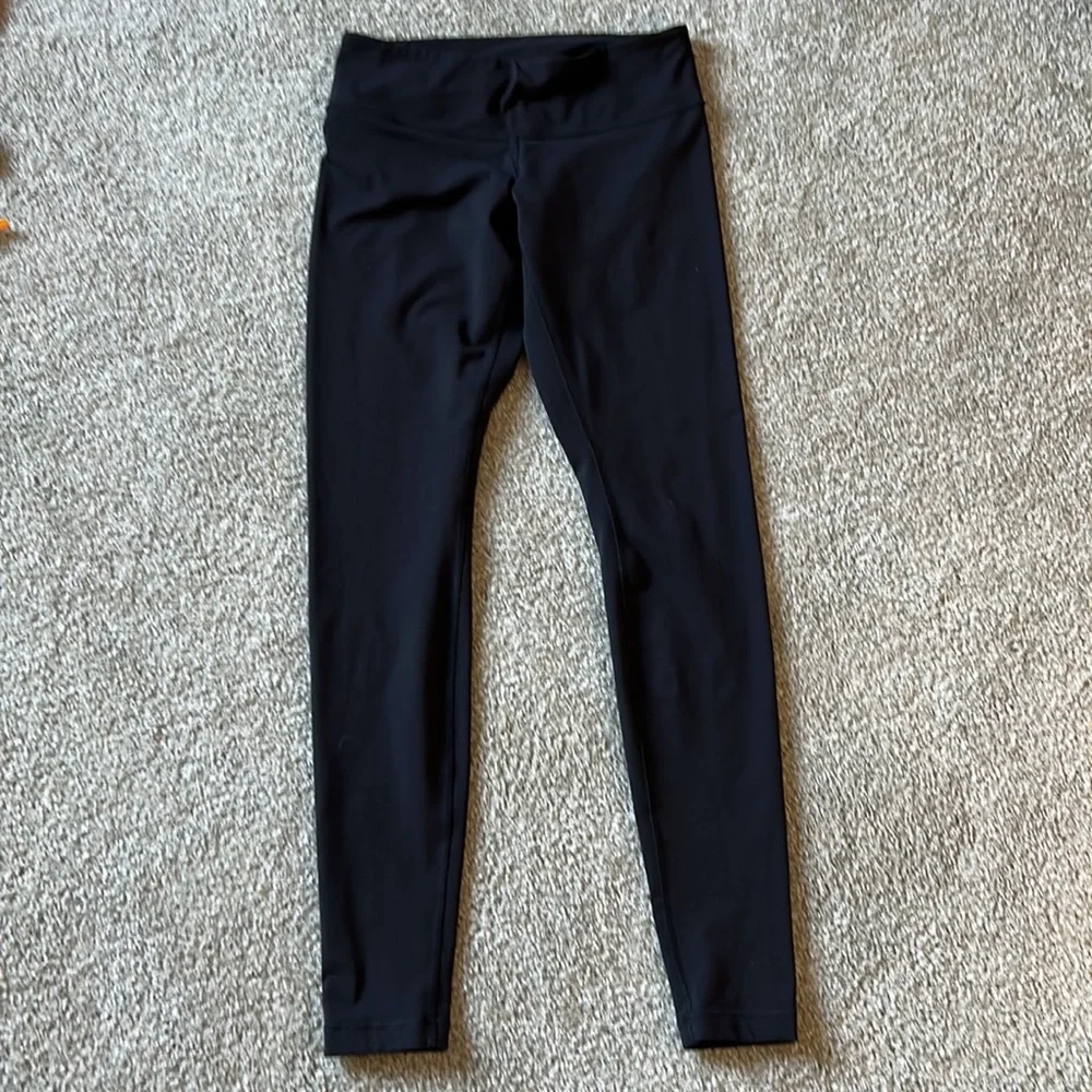 Lululemon Athletica mid-rise leggings, black, size 8 - Picture 2 of 6